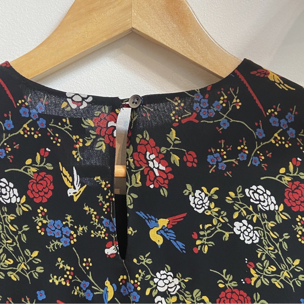 Madewell Floral Blouse XXS - Picture 6 of 6